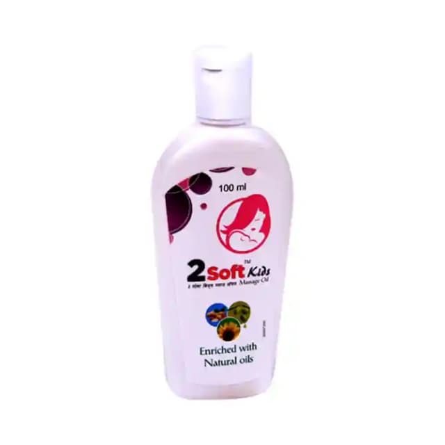 2 Soft Kids Massage Oil (1 Bottle of 100 ml Oil)