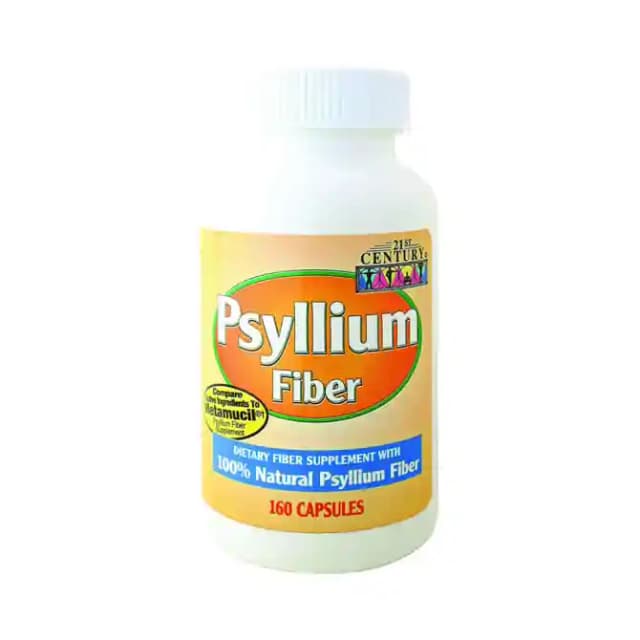 21st Century Psyllium Fiber (1 Bottle of 160 capsules)