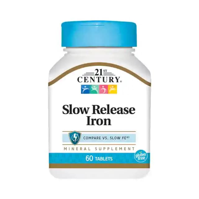 21st Century Slow Release Iron (1 Bottle of 60 tablets)