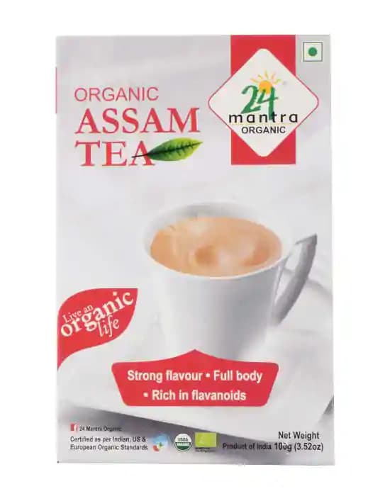 24 Mantra Organic Assam Tea (1 Packet Of 100 gm Tea)