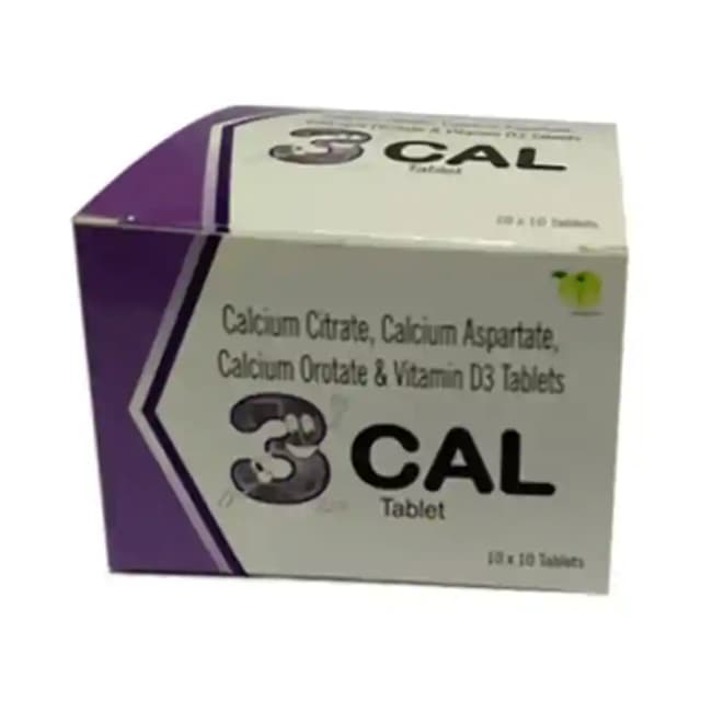 3 Cal (1 Strip Of 10 tablets)