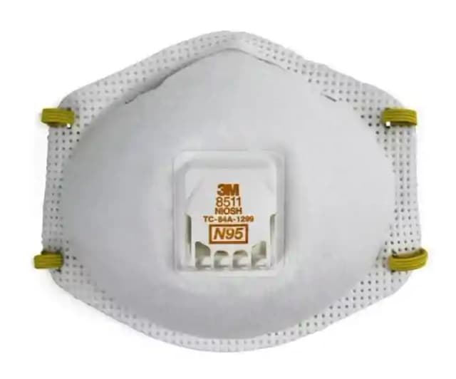 3M N95 8511 Respirator Mask White (1 Box Of 1 Mask)
