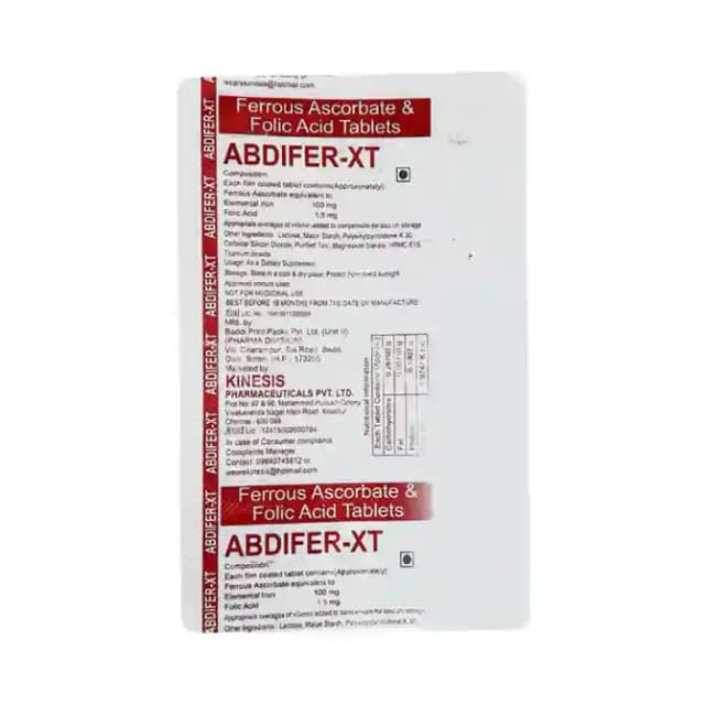 Abdifer XT (1 Strip Of 10 tablets)
