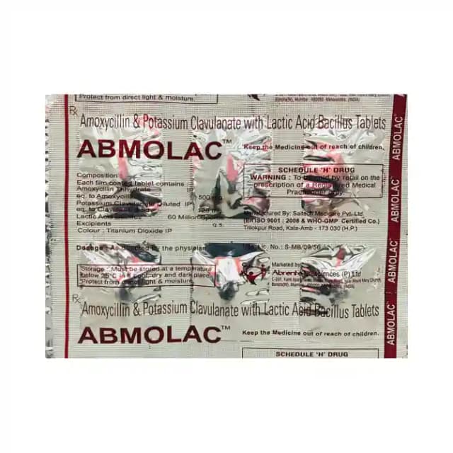 Abmolac (6 tablets in 1 strip)