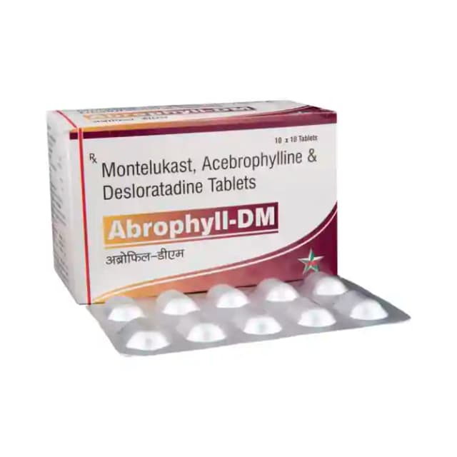 Abrophyll DM (10 tablets in 1 strip)