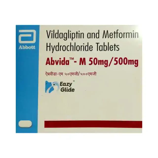 Abvida M 50mg/500mg (15 tablets in 1 strip)