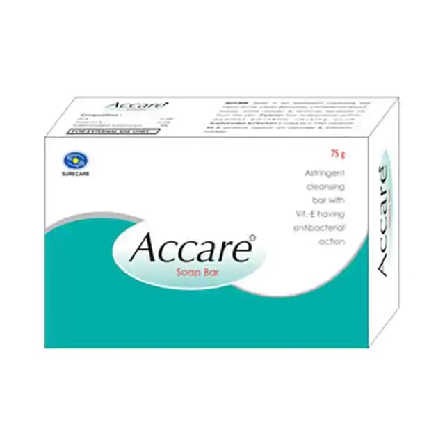 Accare Soap (1 Packet Of 75 gm Soap)