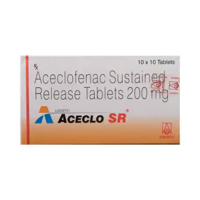 Aceclo SR (10 tablets sr in 1 strip)