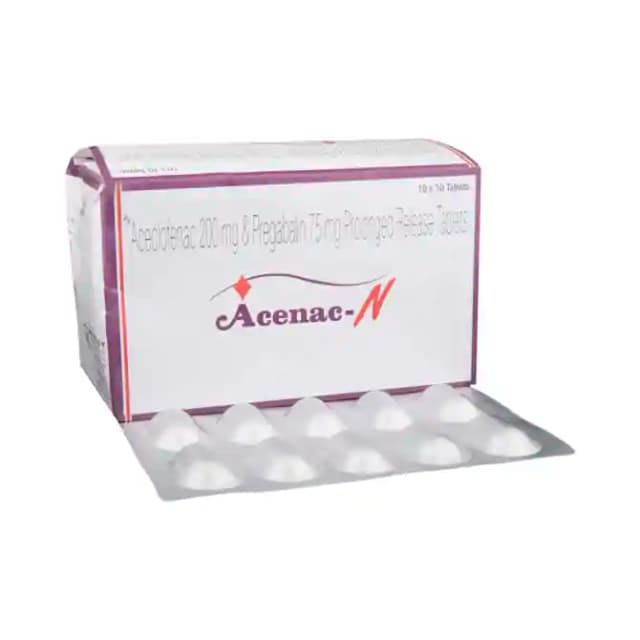 Acenac N PR (10 tablets pr in 1 strip)