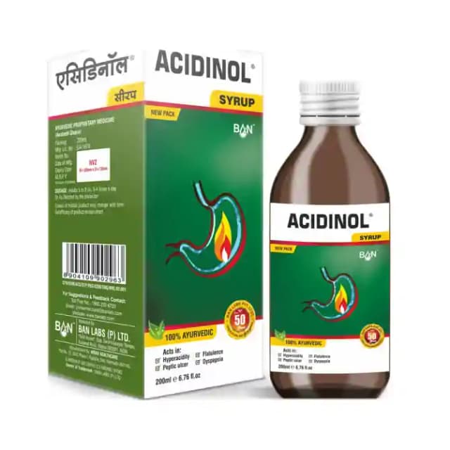Acidinol Syrup (1 Bottle of 200 ml Syrup)