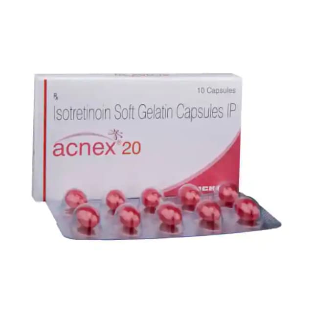 Acnex 20 (10 soft gelatin capsules in 1 strip)