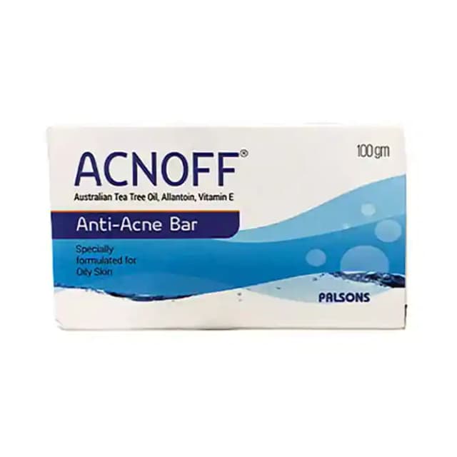 Acnoff Anti Acne Bar (1 Packet Of 100 gm Soap)