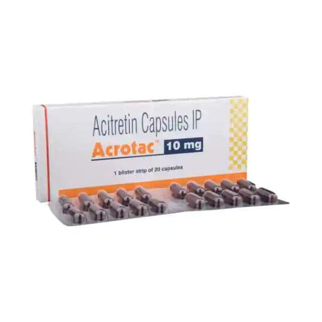 Acrotac 10mg (20 capsules in 1 strip)