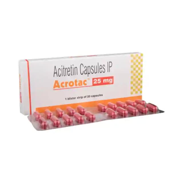 Acrotac 25mg (20 capsules in 1 strip)
