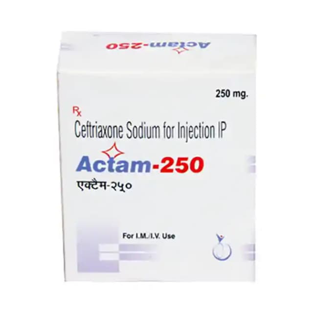 Actam 250 Injection (1 Injection in 1 vial)