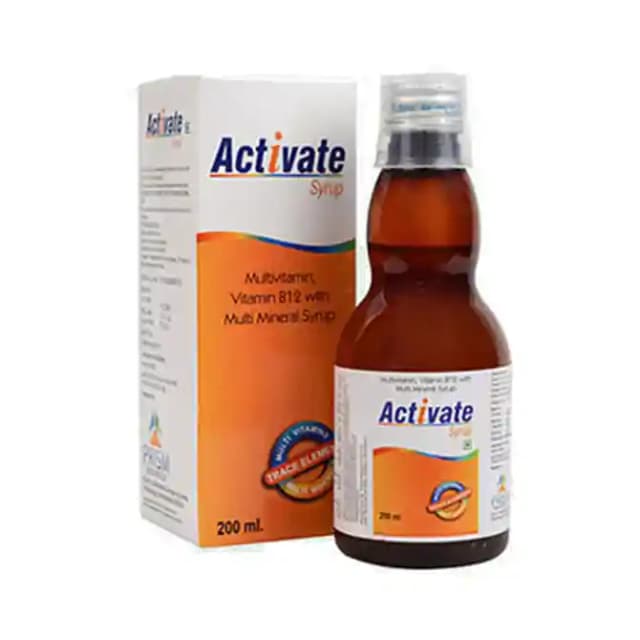 Activate Syrup (1 Bottle of 200 ml Syrup)