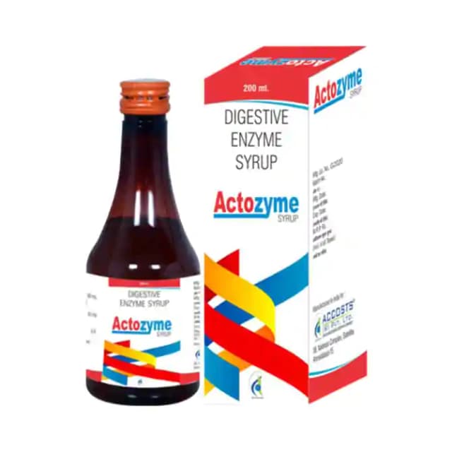 Actozyme Syrup . (1 Bottle of 200 ml Syrup)