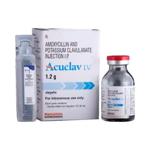 Acuclav IV 1.2gm Injection (1 Injection in 1 vial)