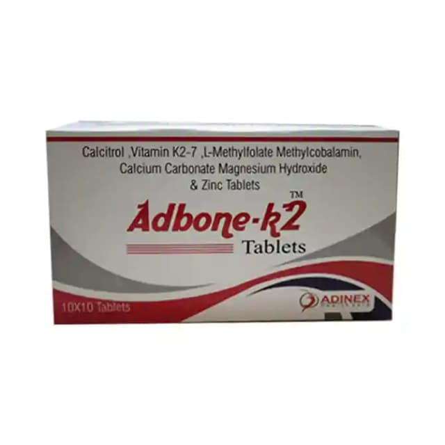 Adbone k2 (1 Strip Of 10 tablets)