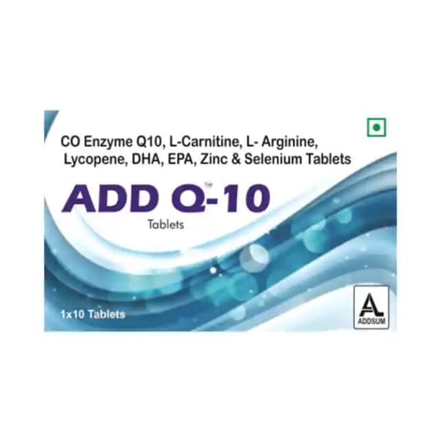 Add Q 10 (1 Strip Of 10 tablets)