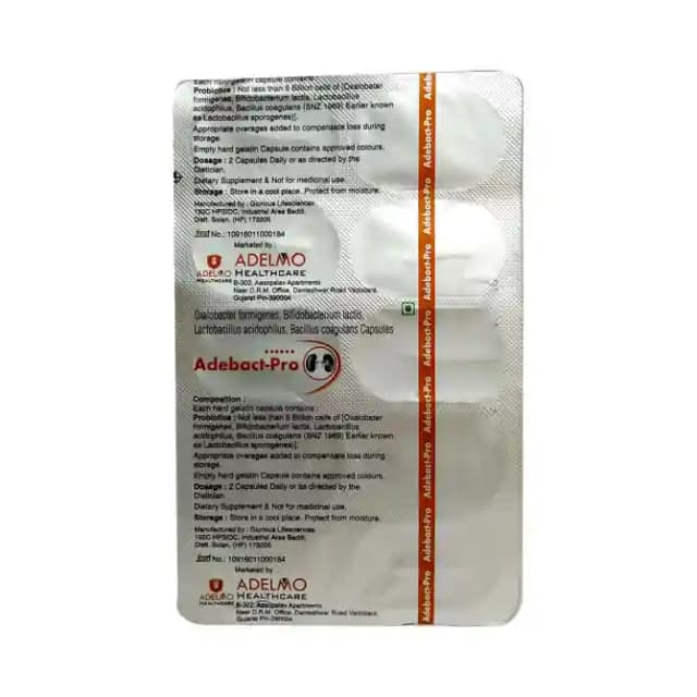 Adebact Pro (1 Strip Of 10 capsules)
