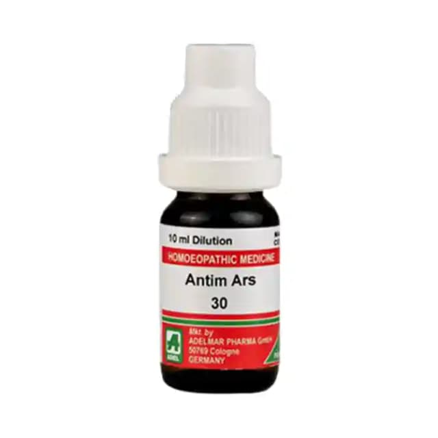 ADEL Antim Ars Dilution 30 CH (1 Bottle of 10 ml Dilution)