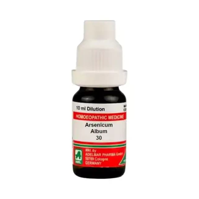 ADEL Arsenicum Album Dilution 30 CH (1 Bottle of 10 ml Dilution)