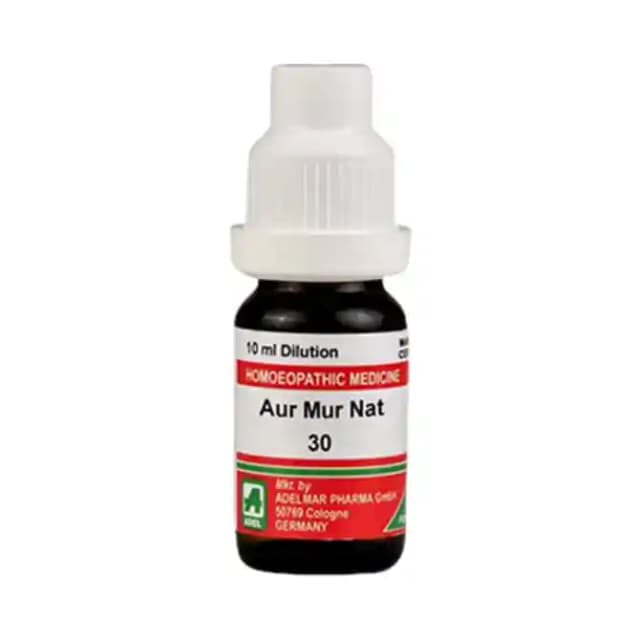 ADEL Aur Mur Nat Dilution 30 CH (1 Bottle of 10 ml Dilution)