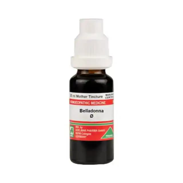 ADEL Belladonna Mother Tincture Q (1 Bottle of 20 ml Mother Tincture)
