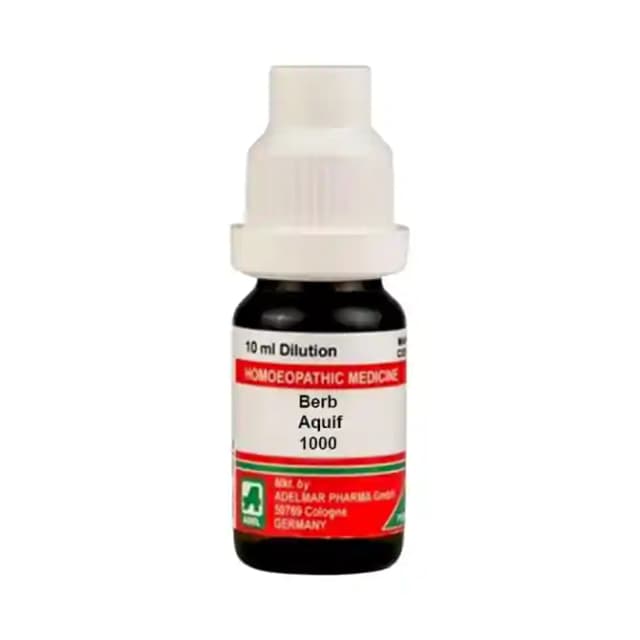 ADEL Berb Aquif Dilution 1000 CH (1 Bottle of 10 ml Dilution)