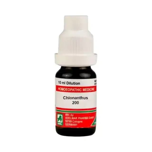 ADEL Chionanthus Dilution 200 CH (1 Bottle of 10 ml Dilution)