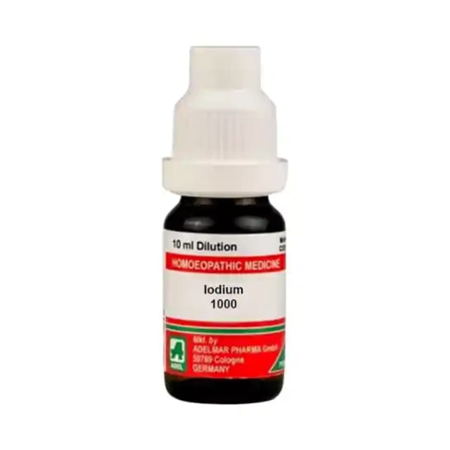 ADEL Iodium Dilution 1000 CH (1 Bottle of 10 ml Dilution)