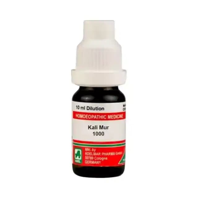 ADEL Kali Mur Dilution 1000 CH (1 Bottle of 10 ml Dilution)