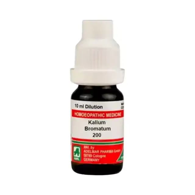 ADEL Kalium Bromatum Dilution 200 CH (1 Bottle of 10 ml Dilution)