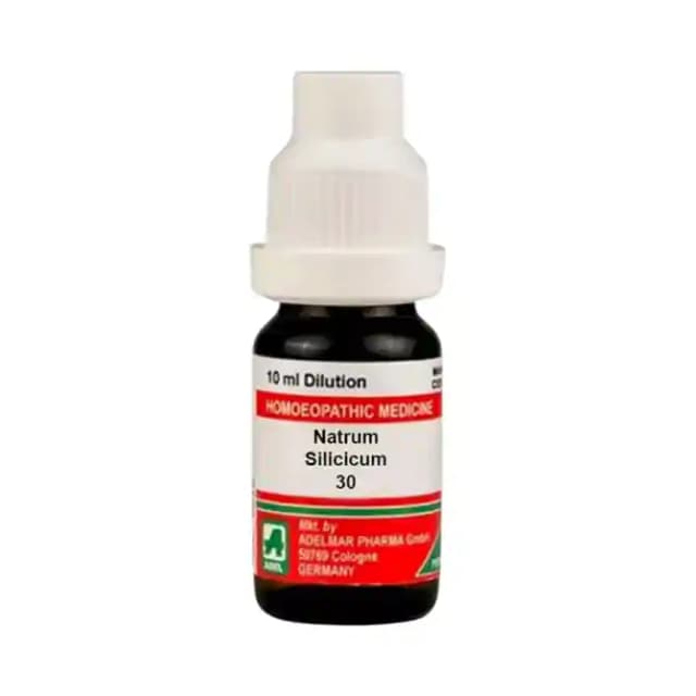 ADEL Natrum Silicicum Dilution 30 CH (1 Bottle of 10 ml Dilution)