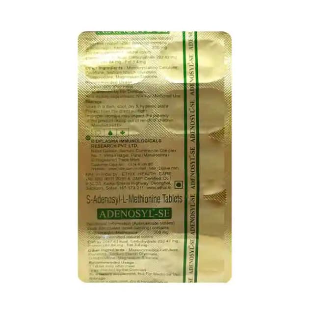 Adenosyl SE 200mg (1 Strip Of 10 tablets)