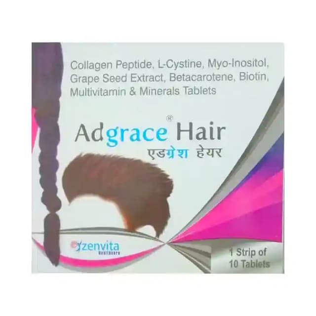Adgrace Hair (1 Strip Of 10 tablets)
