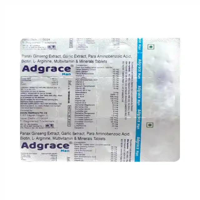 Adgrace Man (1 Strip Of 10 tablets)