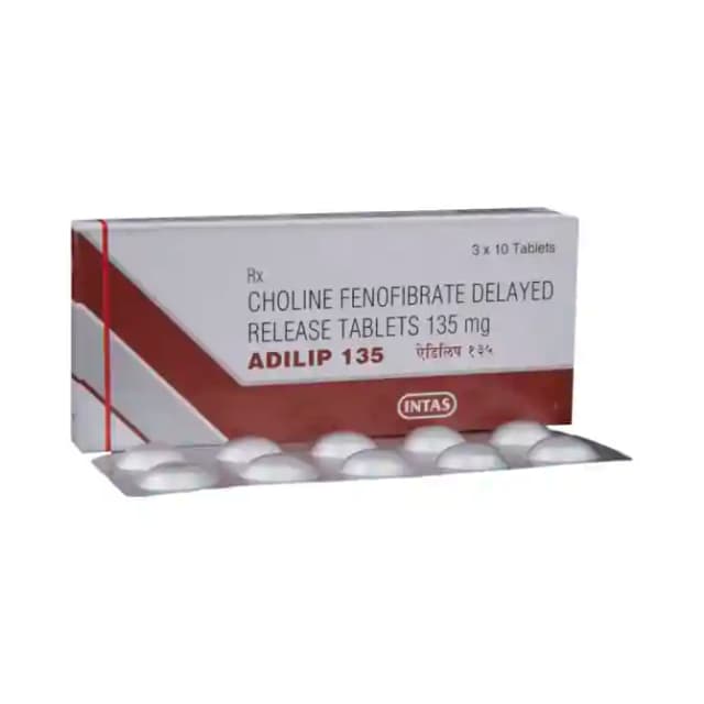 Adilip 135 DR (10 tablets DR in 1 strip)
