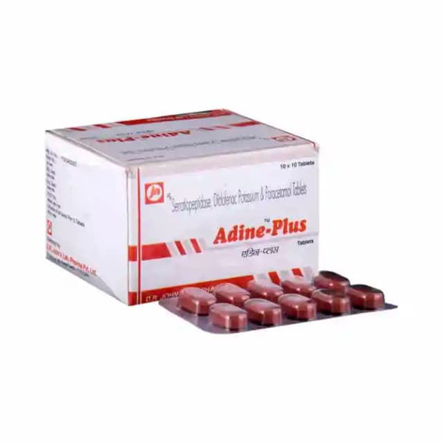 Adine Plus (10 tablets in 1 strip)