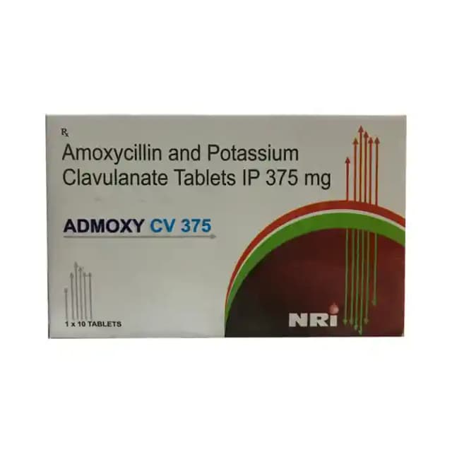 Admoxy CV 375 (10 tablets in 1 strip)