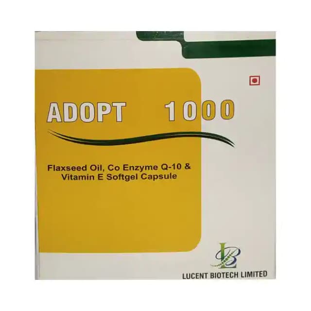 Adopt 1000 Softgel (1 Strip Of 10 soft gelatin capsules)