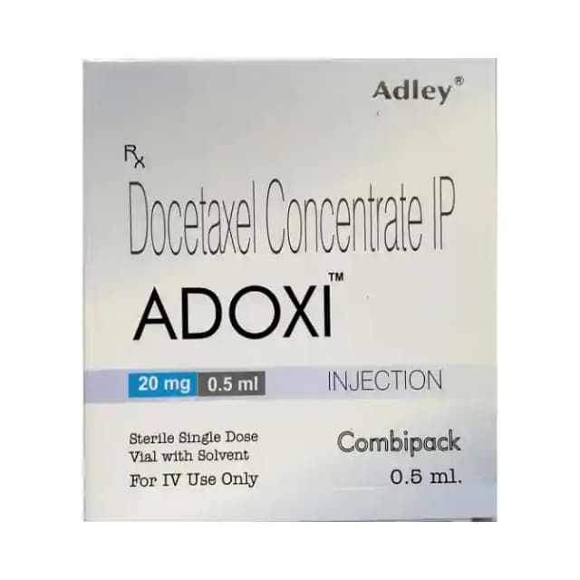 Adoxi 20mg Injection Combipack (0.5 ml in 1 vial)