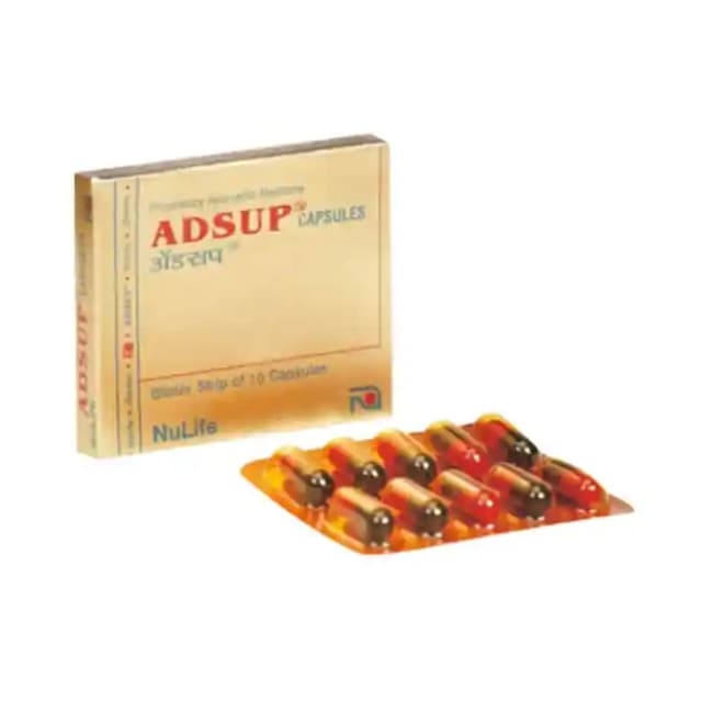 Adsup (1 Strip Of 10 capsules)