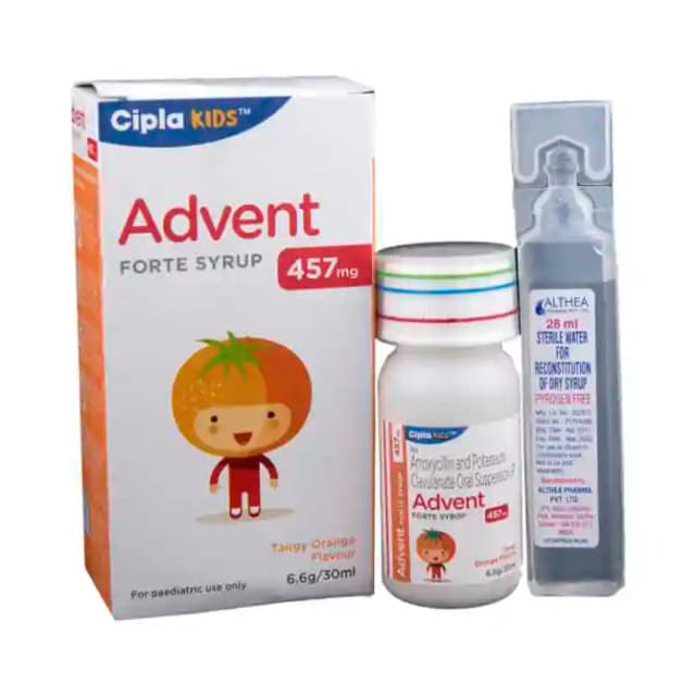 Advent Forte 457mg Syrup Orange (30 ml in 1 bottle)