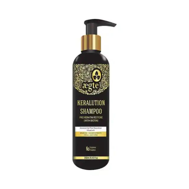 Aegte Keralution Shampoo (1 Pump Bottle of 250 ml Shampoo)