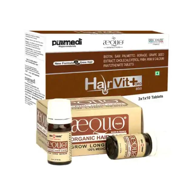 Aequo Gro Hair Kit For Men (1 Box Of 1 Kit)