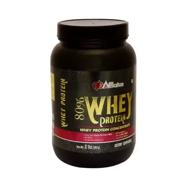 Afflatus 80% Whey Protein (1 Jar Of 2 lb Powder)