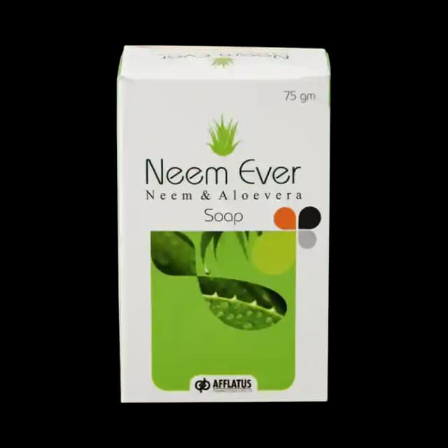 Afflatus Neem Ever Soap (1 Box Of 75 gm Soap)