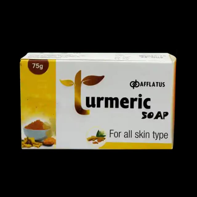 Afflatus Turmeric Soap (1 Box Of 75 gm Soap)